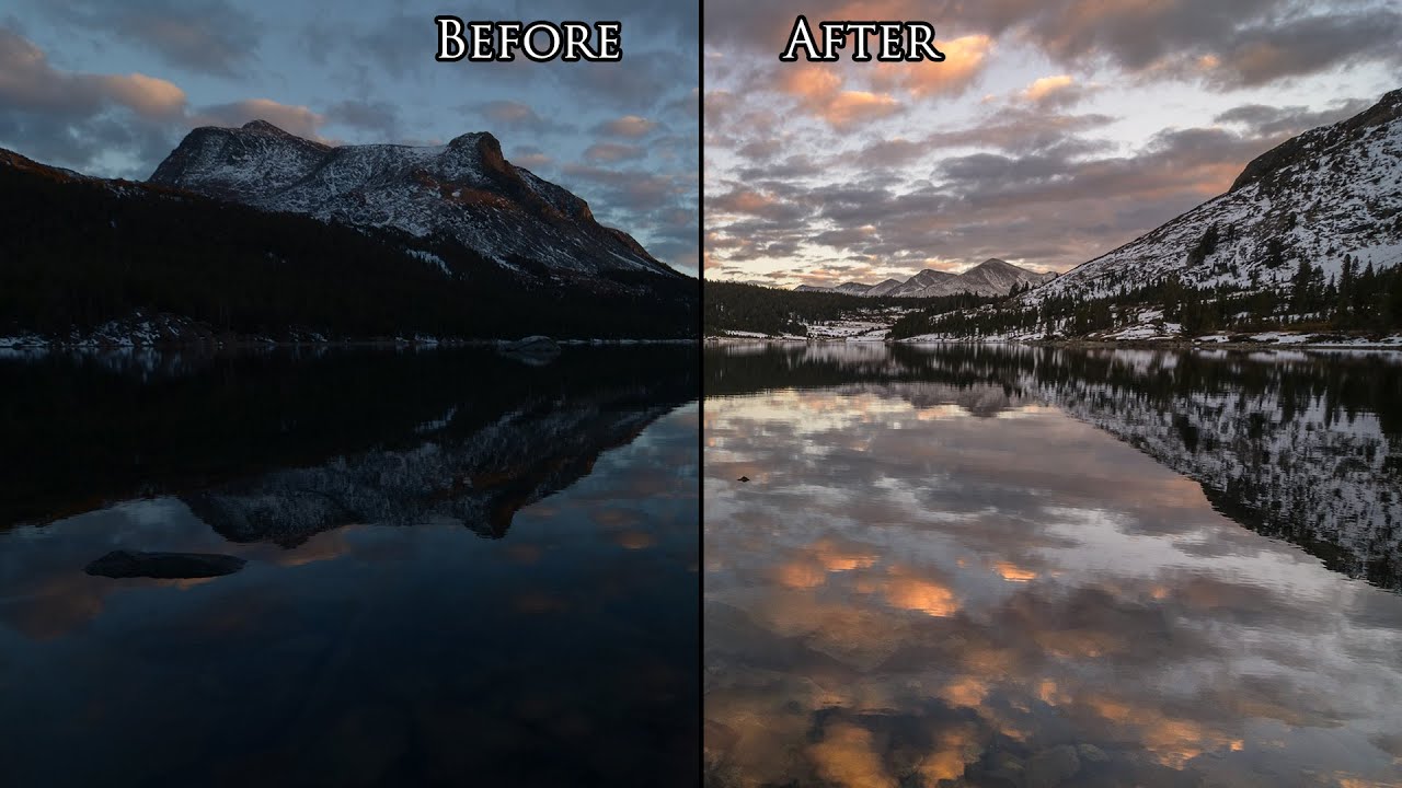 Photoshop Landscape Photos in 5 minutes - Processing Tutorial and Workflow