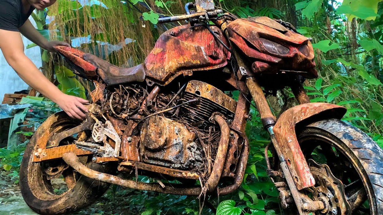 Реставрация старых мотоциклов Rebel до kawasaki