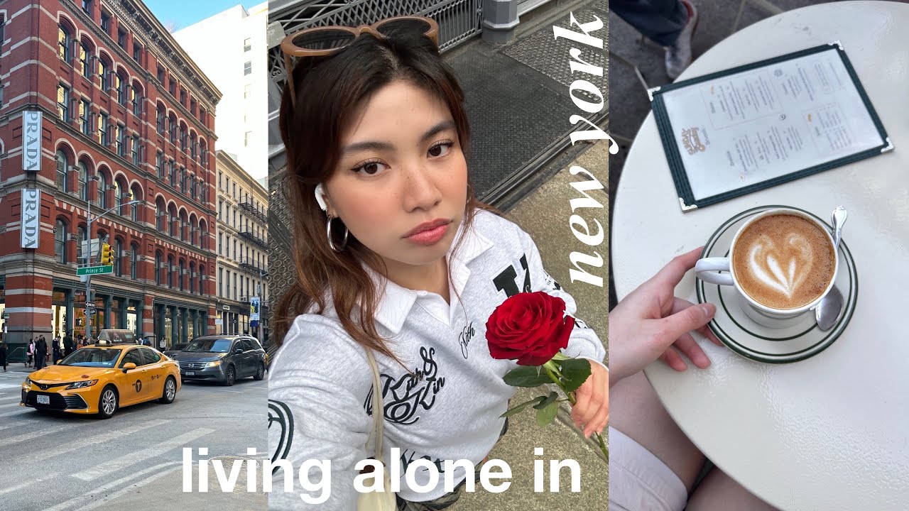 LIVING ALONE IN NYC | morning routine, easy recipes, girls date night