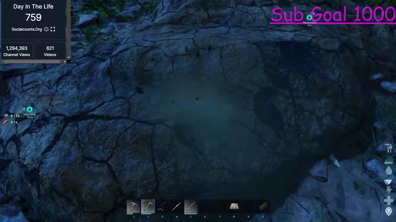 Freezing on the ARk! Found the winter biome!