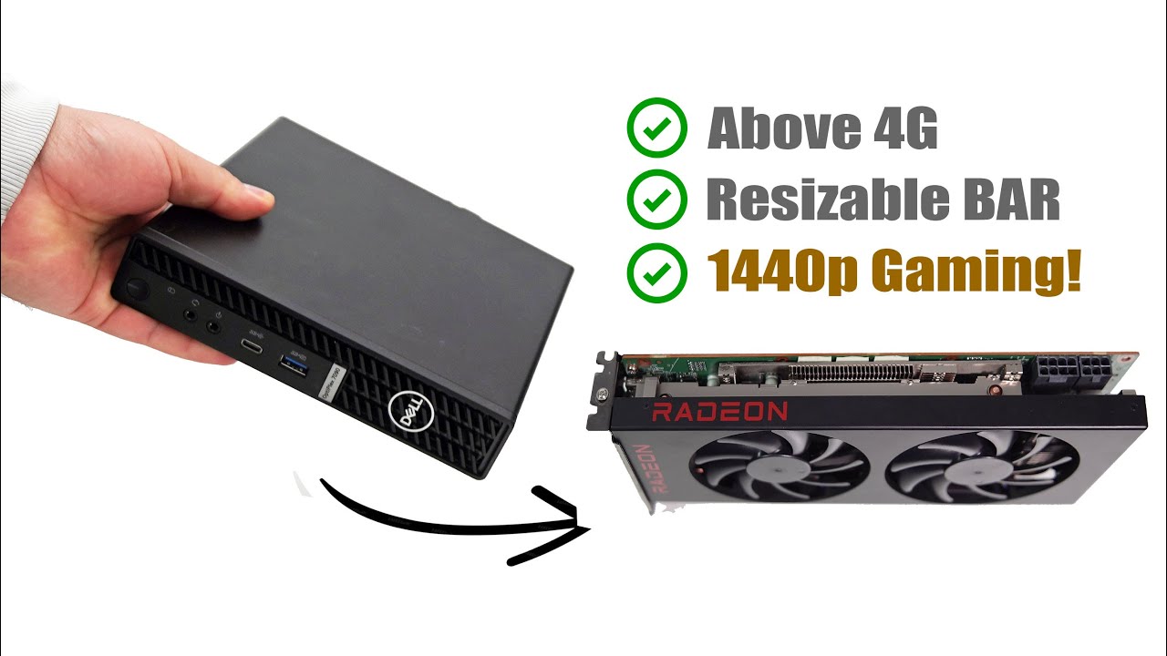DELL 7090 Micro + RX 6700XT 12GB Oculink, Re BAR support, INSANE 1440p Gaming!