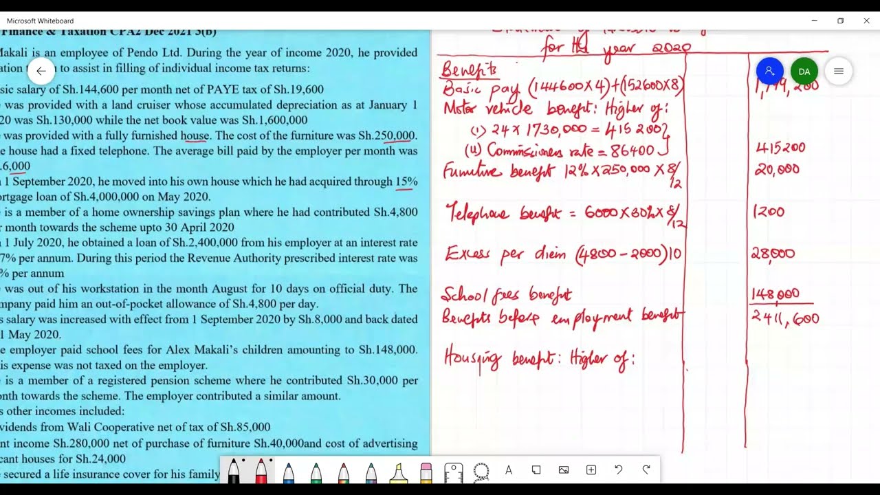 Taxation of Employment Income CPA Dec 2021