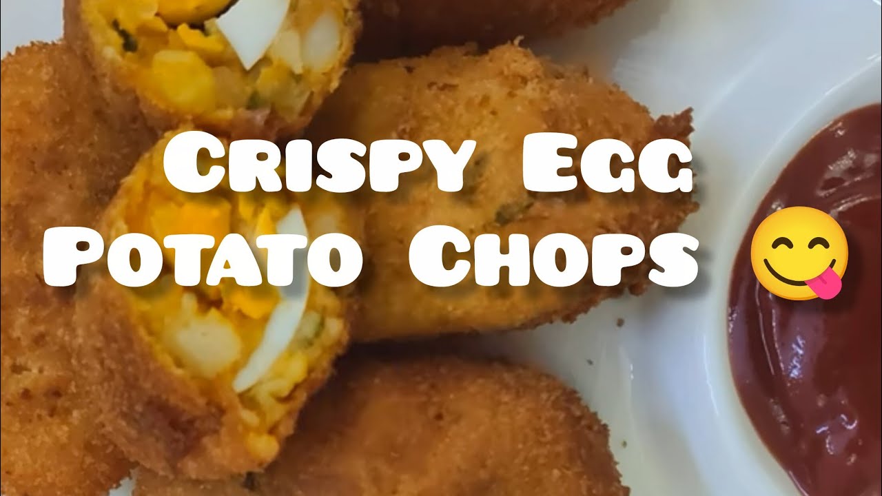Crispy Egg & Potato Chops | Easy Indian Snack Recipe #eggchop #potato #indiansnacks #teatimesnacks 