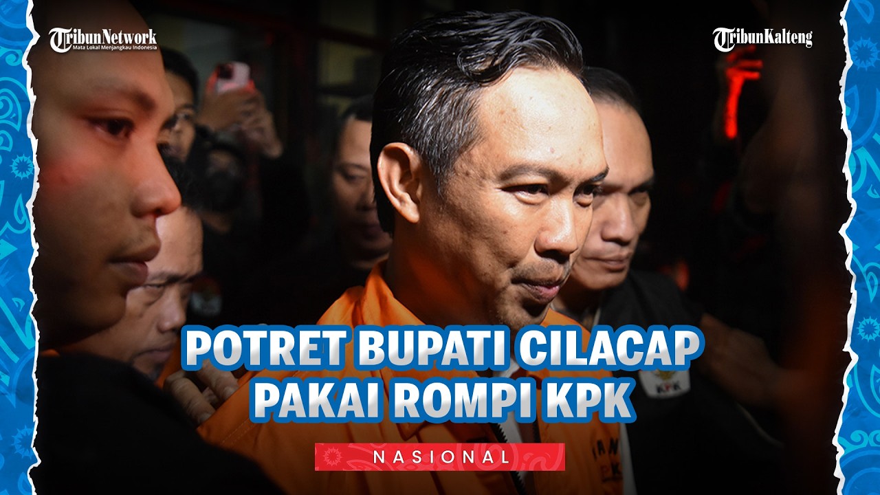 Bupati Cilacap Syamsul Auliya Resmi Pakai Rompi Tahanan KPK, Bungkam saat Ditanya soal Bagi-bagi THR