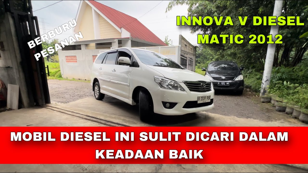 INI DIA INNOVA V MATIC DIESEL 2012 IMPIAN PARA PECINTA DIESEL ..!!!