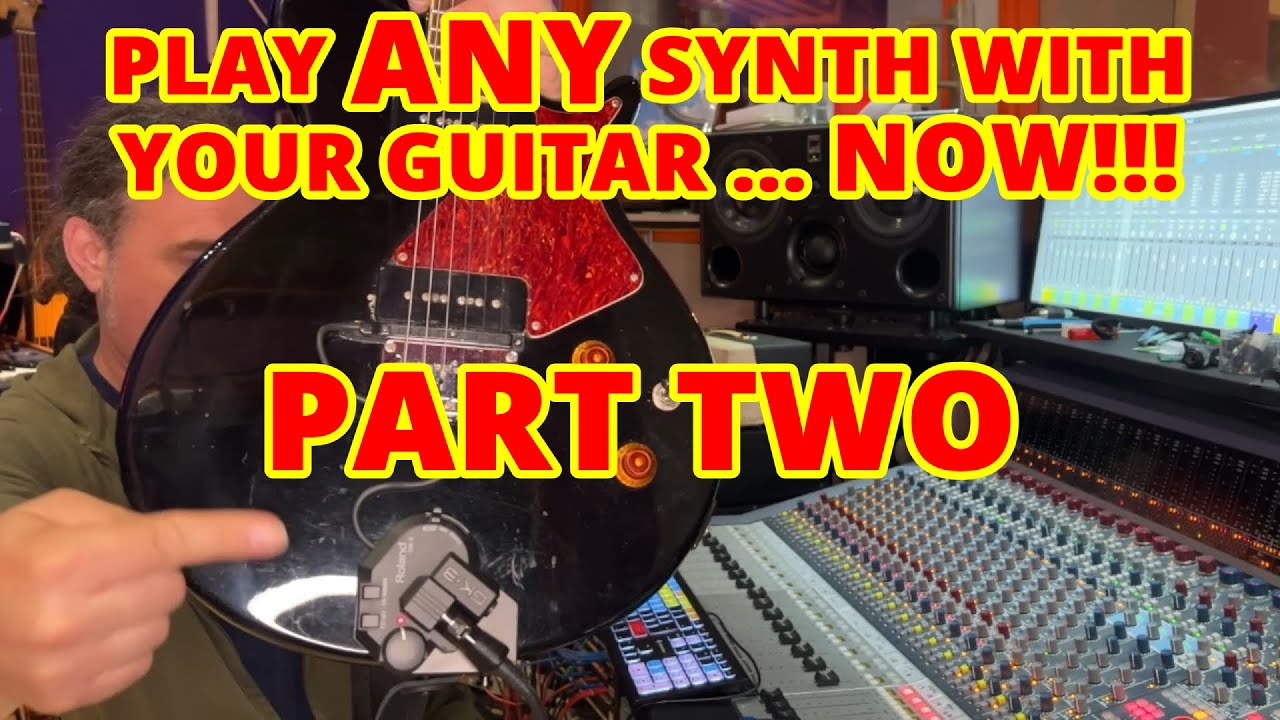 Play ANY synth or Plugin with YOUR guitar, no extra hardware. midi guitar just got way better Part 2