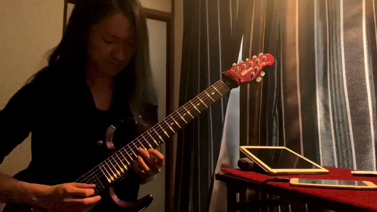 【Guitar cover】WITHIN DESTRUCTION - Sakura (feat. Jason Richardson) Guitar Solo cover
