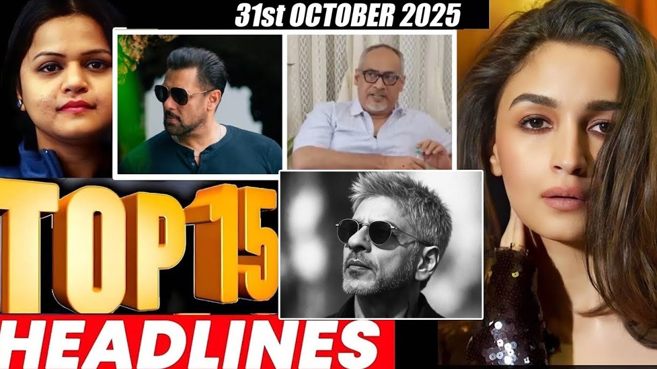 Top 15 Big News of Bollywood | 31st OCTOBER   2025 | Salman Khan , Ramayana, Sunny Deol, Amir Khan