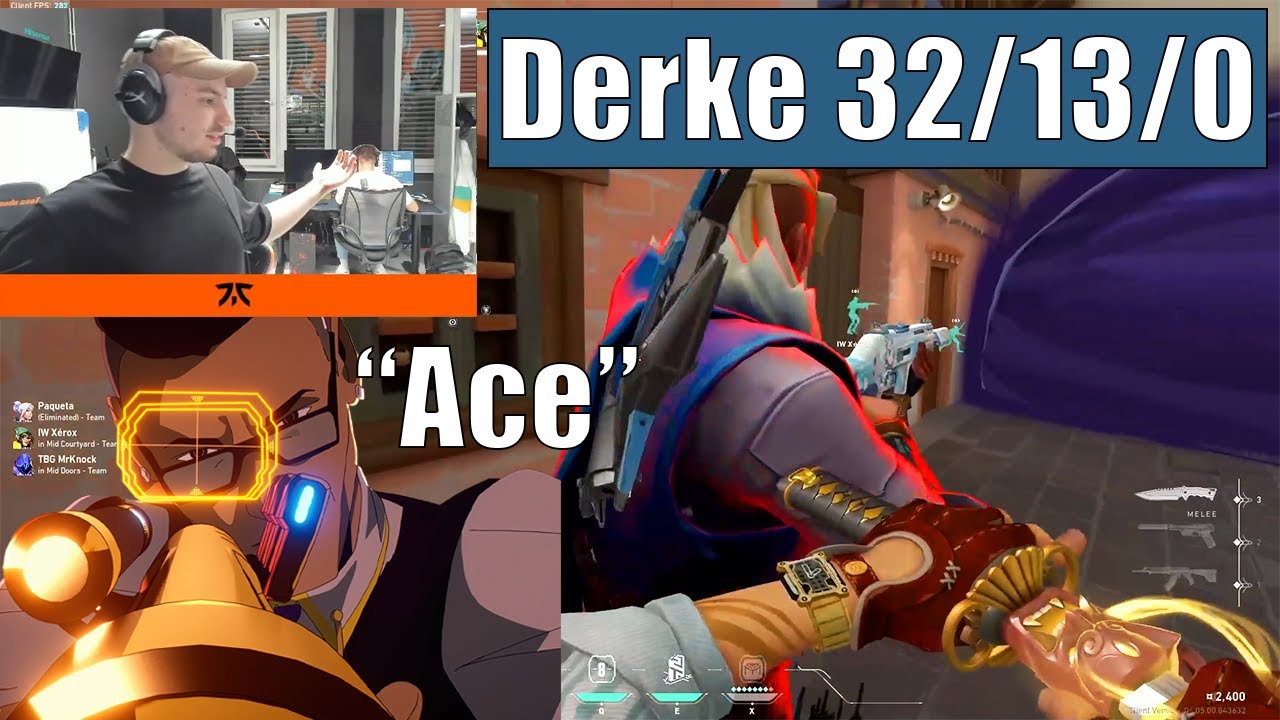 Fnatic Derke Destroys Giant nukkye, Cloud & Fit1nho ft. Boaster | In Haven | On Chamber | VALORANT