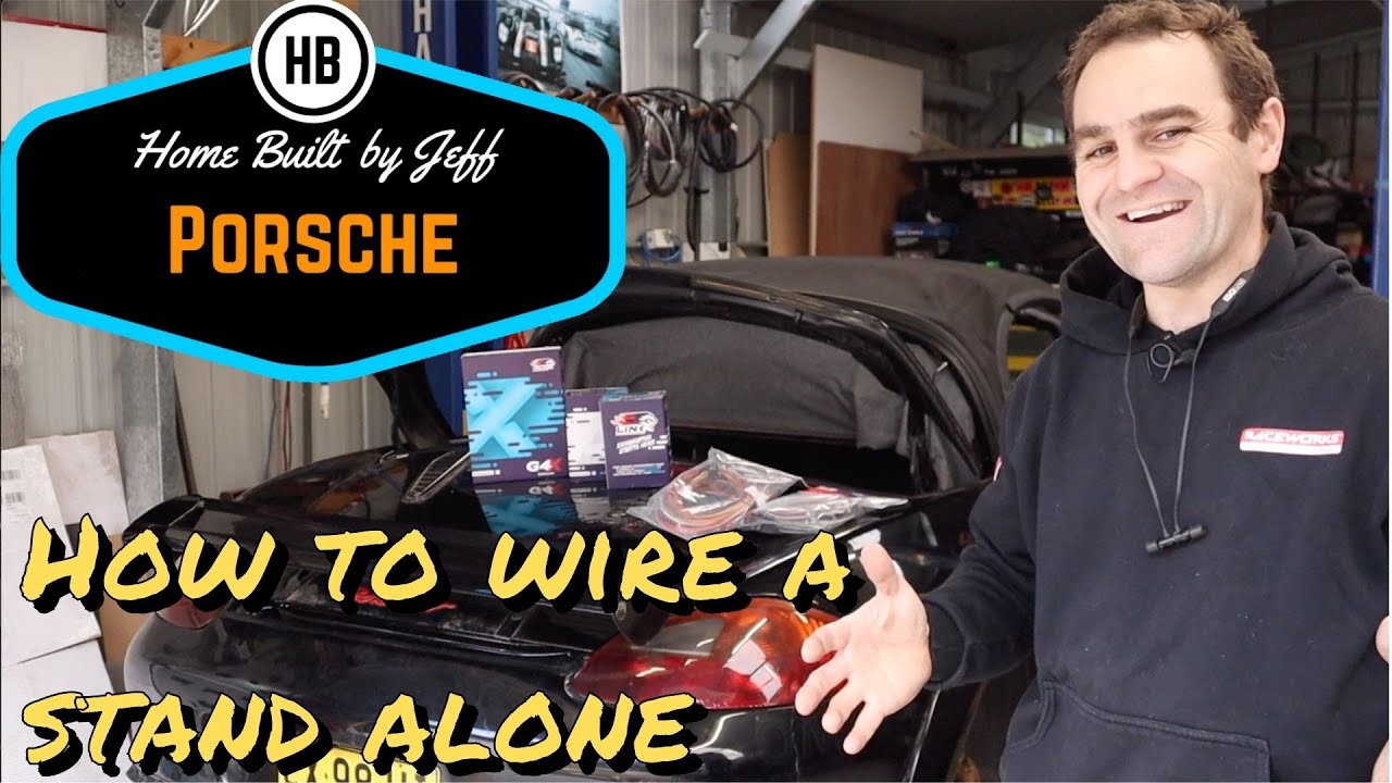 How to wire in a stand alone ECU - Porsche 986 Boxster V8 engine swap track car build 12