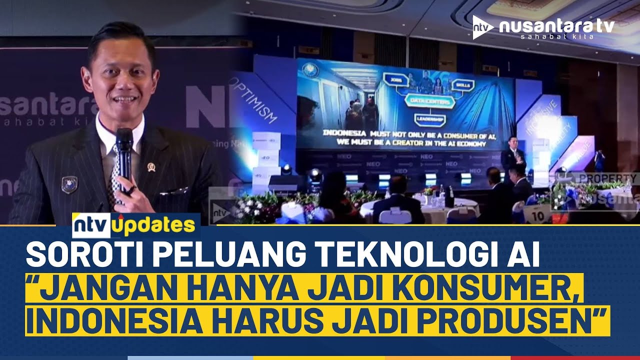 Jadi Keynote di Nusantara Economic Outlook 2026, Menko AHY Soroti Peluang RI Jadi Produsen AI | NTV