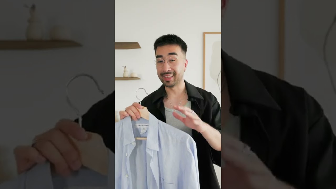 Как стилизовать сочетание майки и рубашки