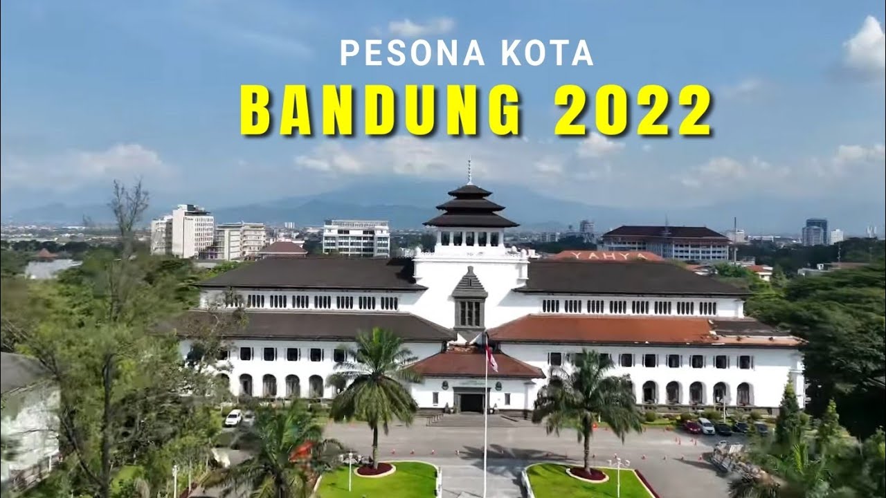 Drone Kota Bandung 2022, Melihat Kawasan Sekitar Gedung Sate Bandung dari Udara