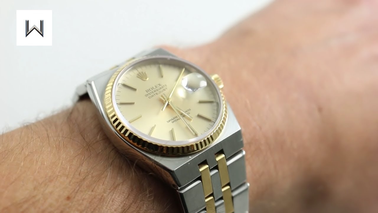 Rolex Oysterquartz Datejust 17013 Luxury Watch Review