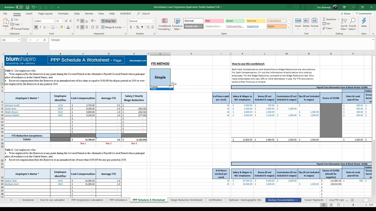 How to Use: PPP Loan Forgiveness Toolkit & Calculator