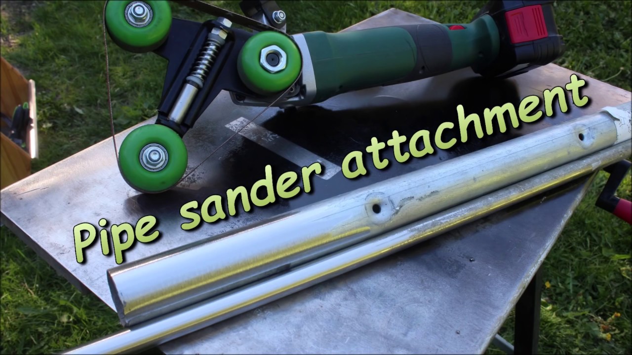 - Fast mounted Pipe sander attachment