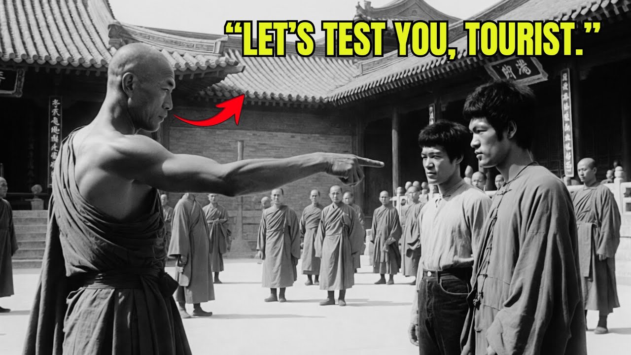 He Had NO IDEA It Was Bruce Lee — The Shaolin Monk Picked an Unknown Visitor at the Temple