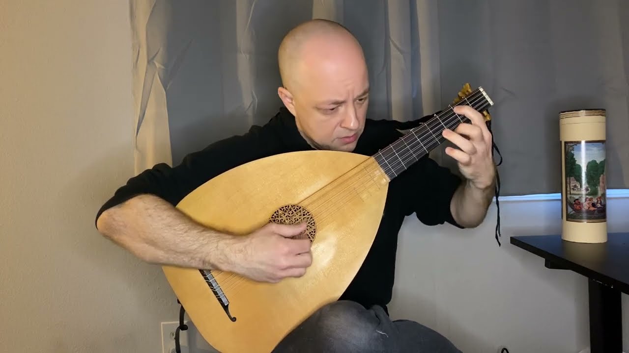 Recercar 33 by Marco Dall'Aquila on Renaissance lute