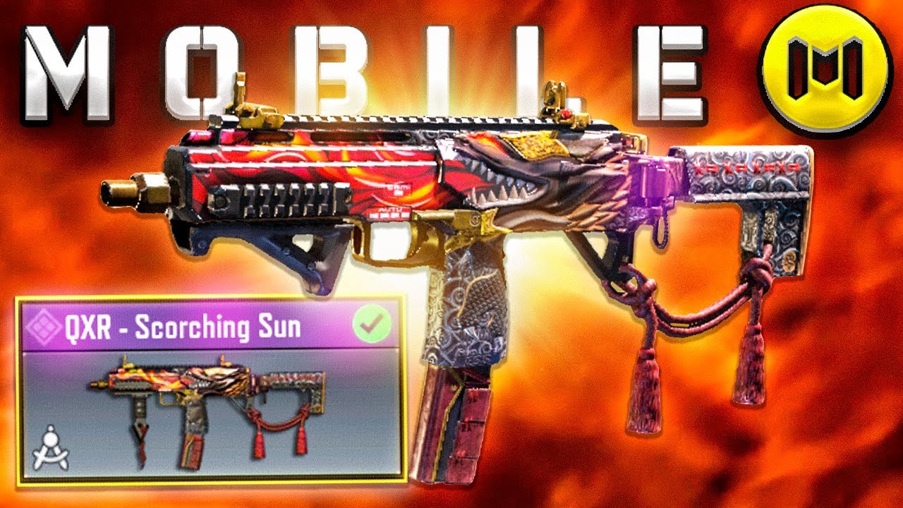 +100 BAJAS CON LA QXR SCORCHING SUN DEL PASE EN COD MOBILE