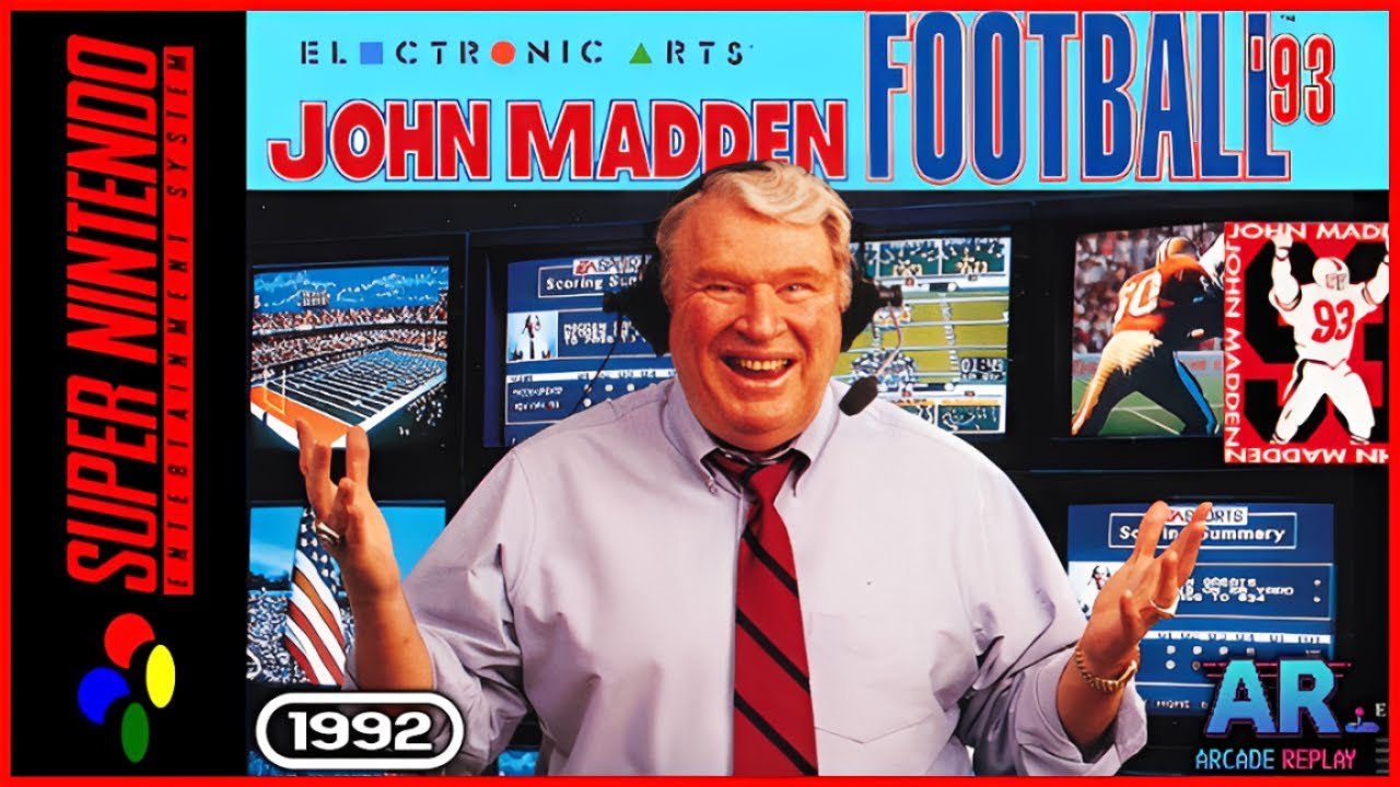 John Madden Football '93 – SNES Longplay [No Commentary]