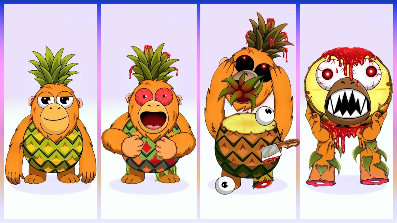 Sprunki OC Orangutini_Ananasini_🐒🐒🍍🍍🍍🍍🐵🐵