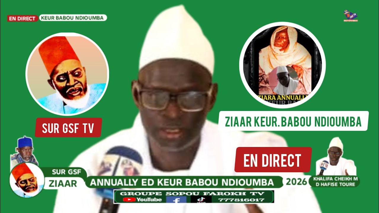 Ziaar  keur babou ndioumba 2026 ak khalifa cheikh mouhamadou hafise toure