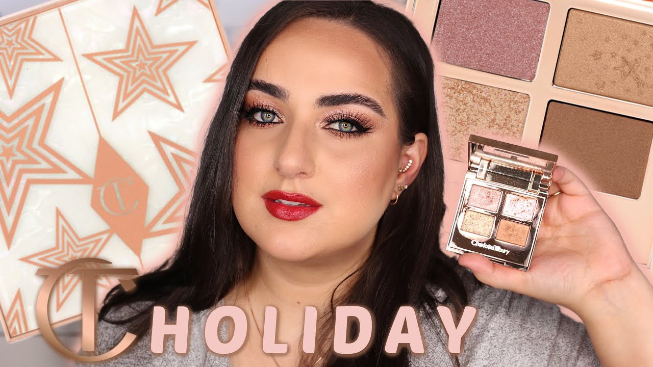 CELESTIAL PEARL QUAD! Charlotte Tilbury Luxury Palette of Pearls | Holiday 2021
