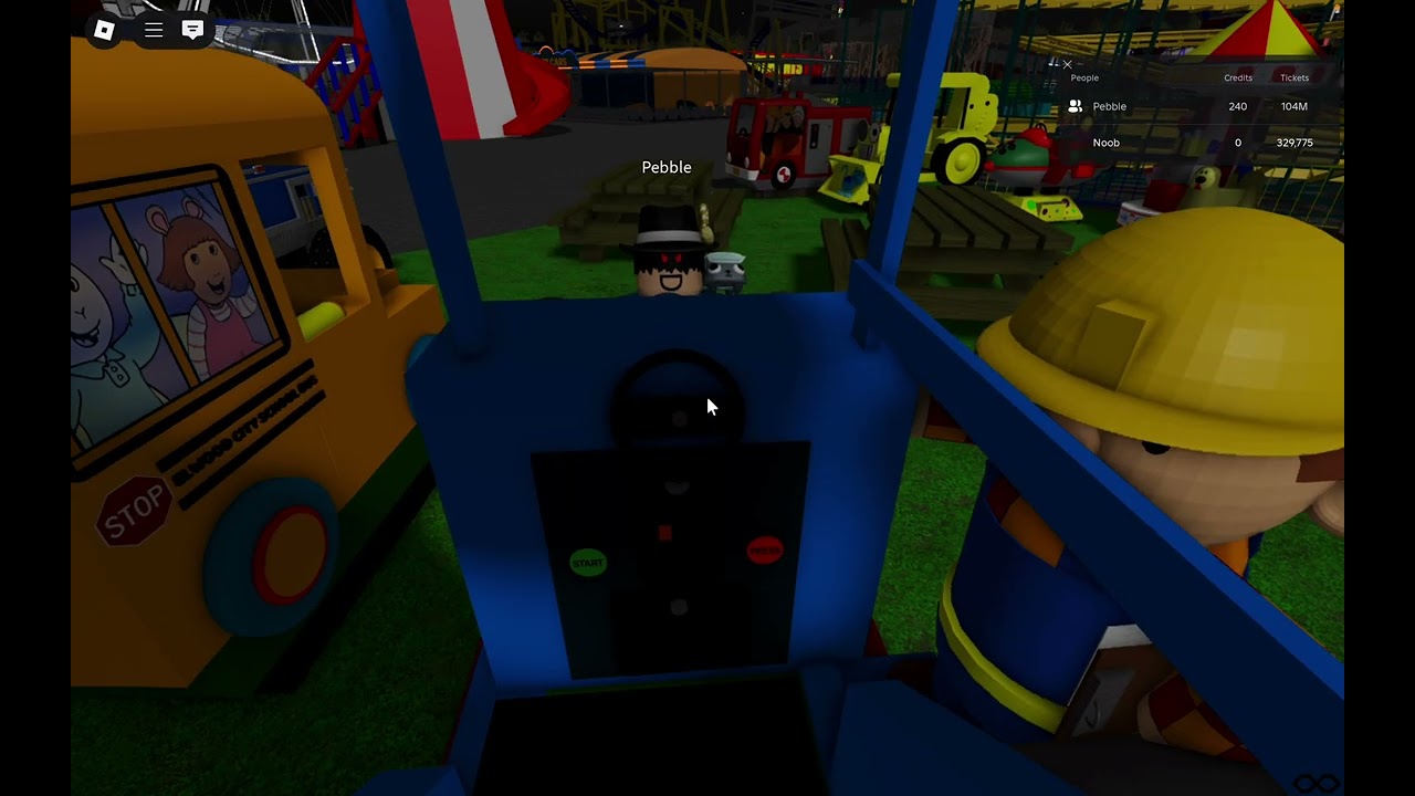 Jolly Roger Bob The Big Blue Builder kiddie ride