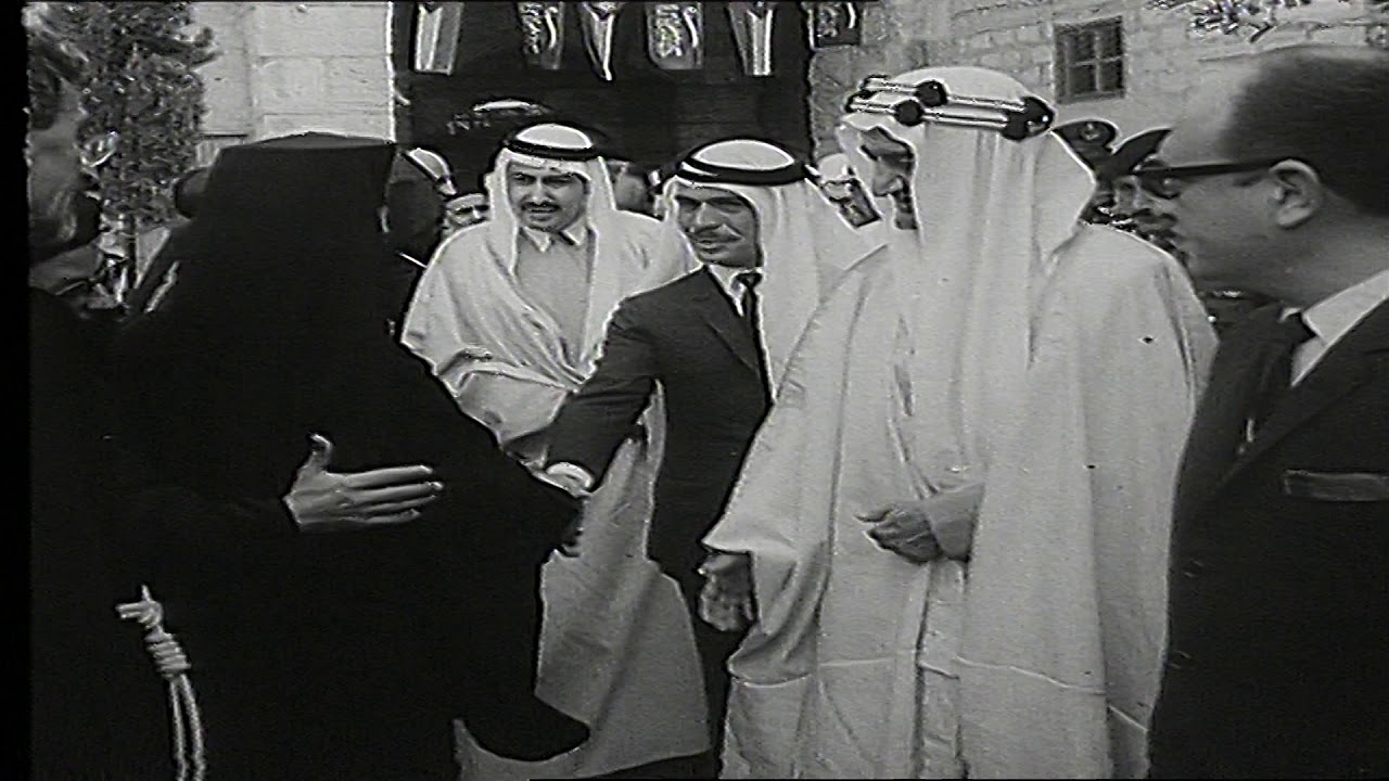 زيارة الملك الحسين بن طلال الى القدس