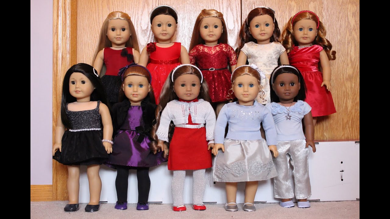 Dressing my AG dolls into their Christmas Outfits! {2014}