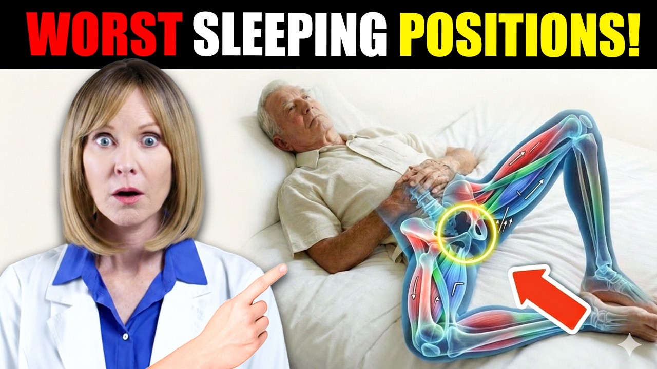 Surgeon REVEALS: 4 WORST Sleeping Positions You Should Never Sleep In After 60