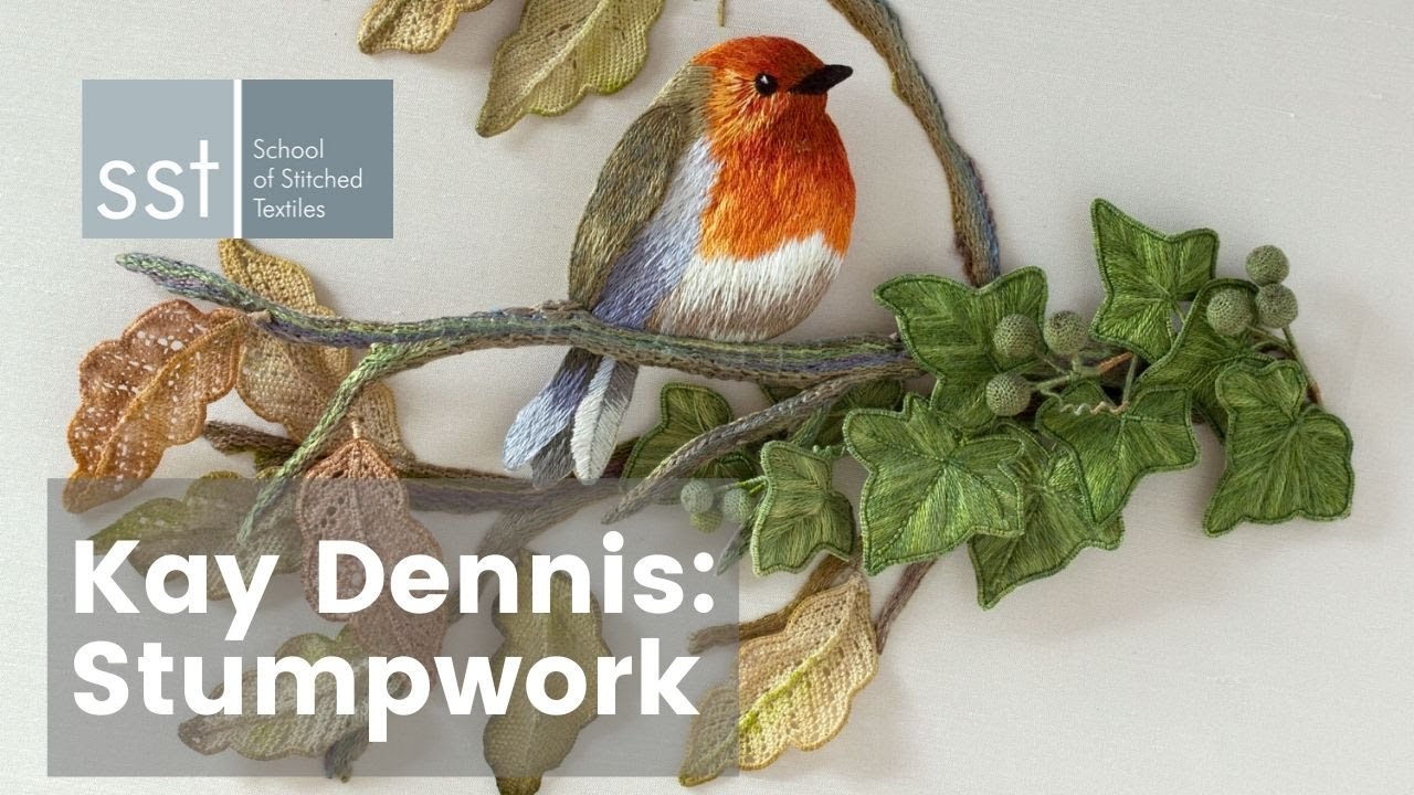Kay Dennis: A True Facilitator of Textiles Education | Stumpwork & Embroidery Artist.