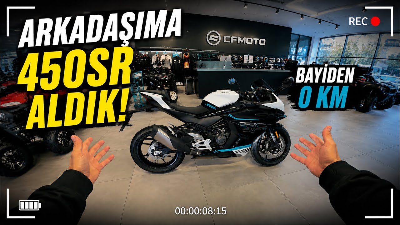 BEKLENEN GÜN GELDİ! Sıfır CFMoto 450SR Çıkarttık!