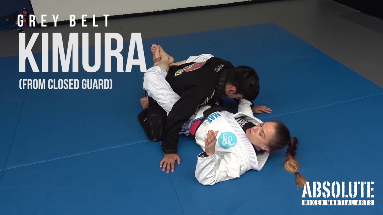 Dziecięcy szary pas BJJ - Kimura