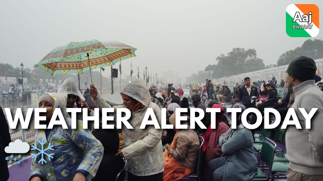 Weather Alert Today 🌧️❄️ | Basant Panchami Par Mausam Ka Badla Mizaaj | Delhi-NCR Se Kashmir Tak