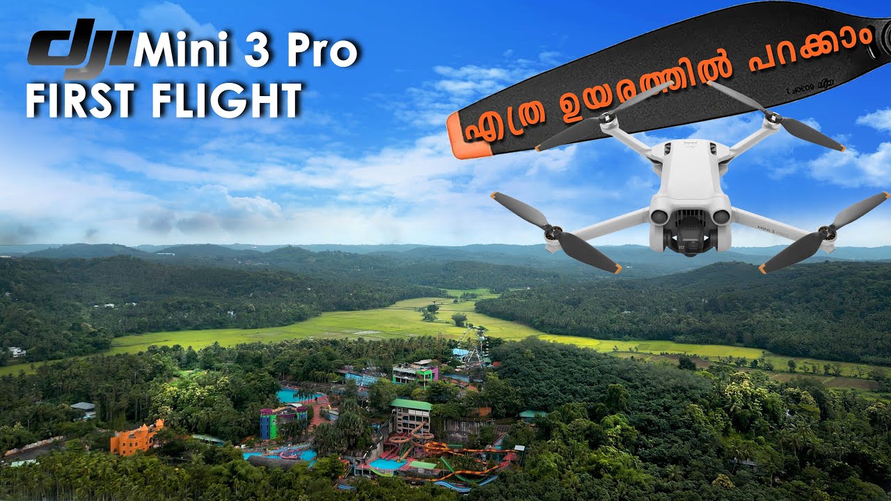 DJI Mini 3 Pro Maximum Height| To fly 500m Height watch latest videos | First Flight | 4K
