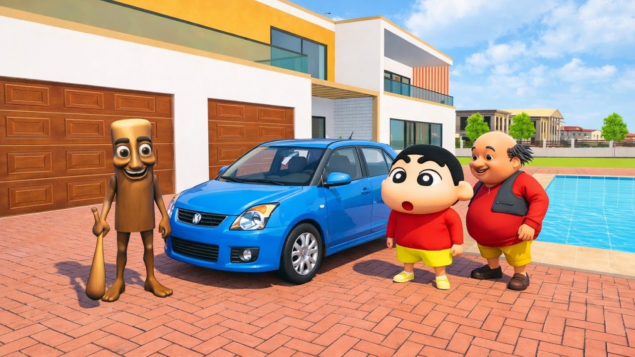 Schinchan And Motu Me Se Schinchan Jita 😍 | Indian Theft Aura Simulator 