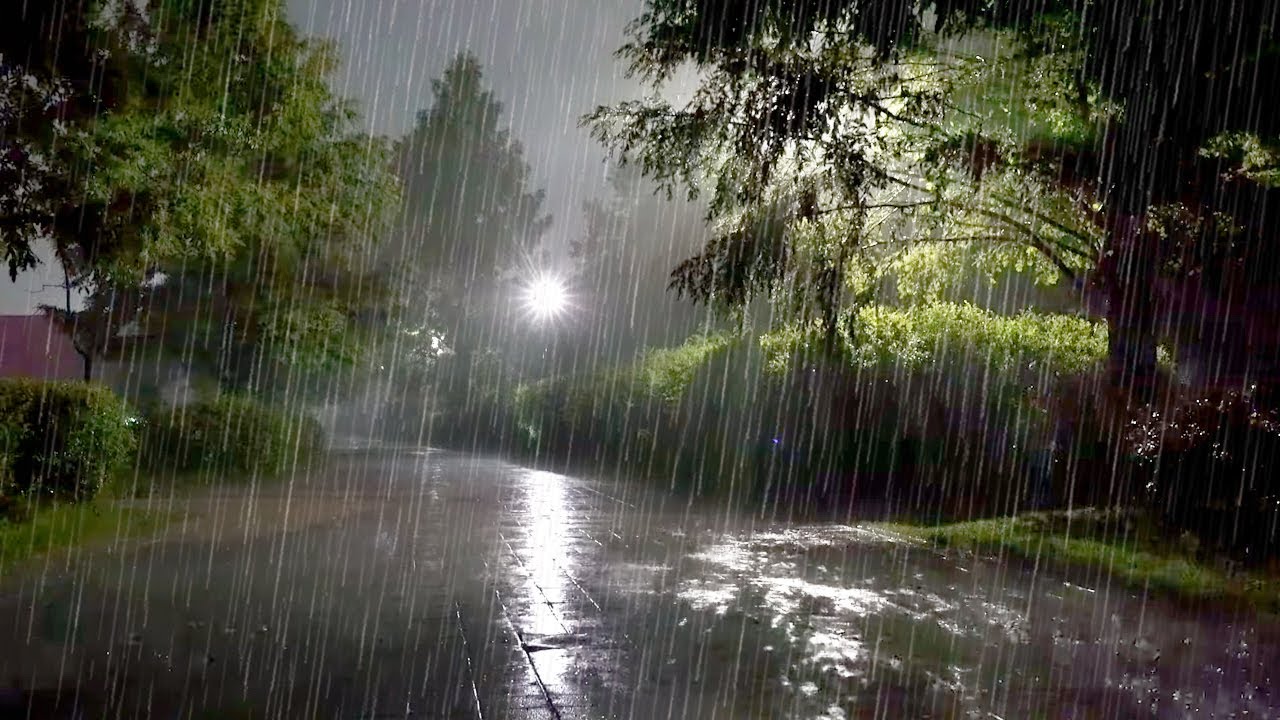 Ливень и громкая гроза ночью. Покончите с бессонницей со звуком Cool Rain