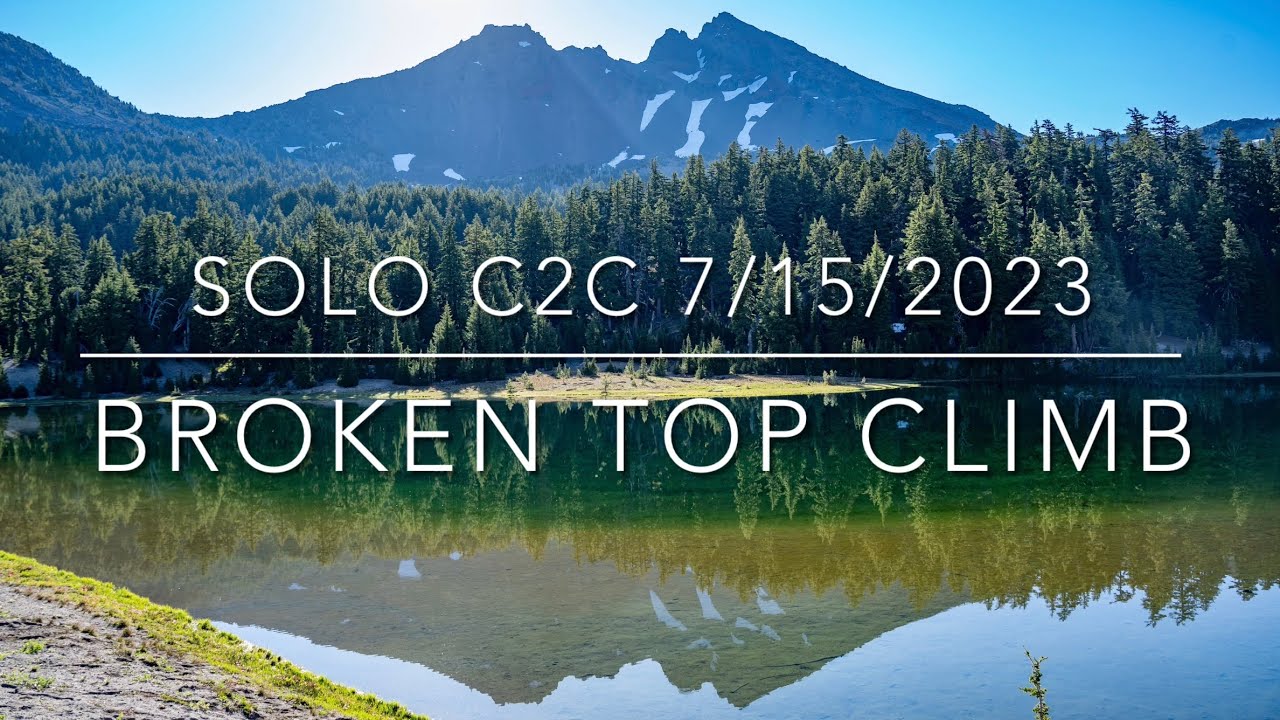 Broken Top (Oregon) on 1.5 hours sleep C2C 7/15/2023