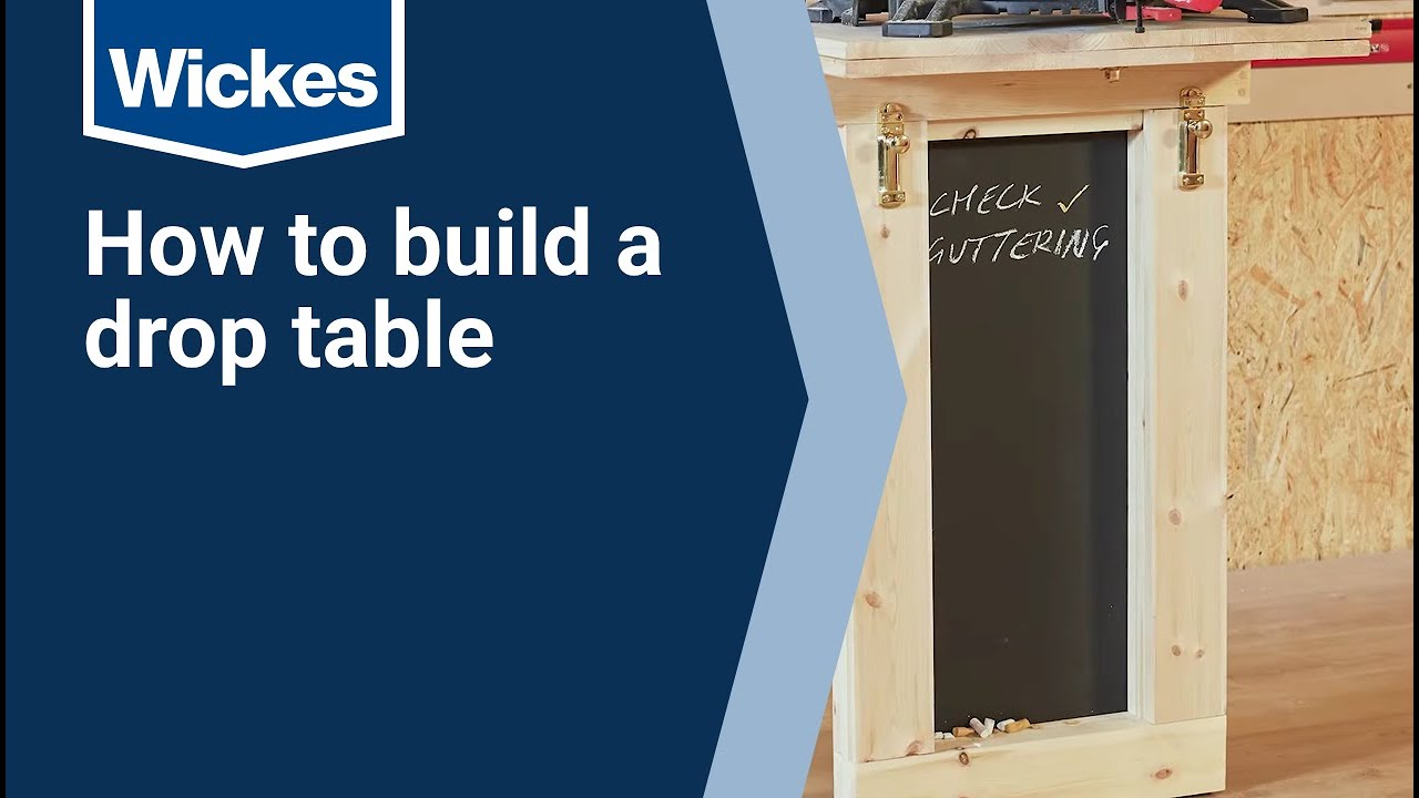 Как сделать настенный откидной стол | Wickes