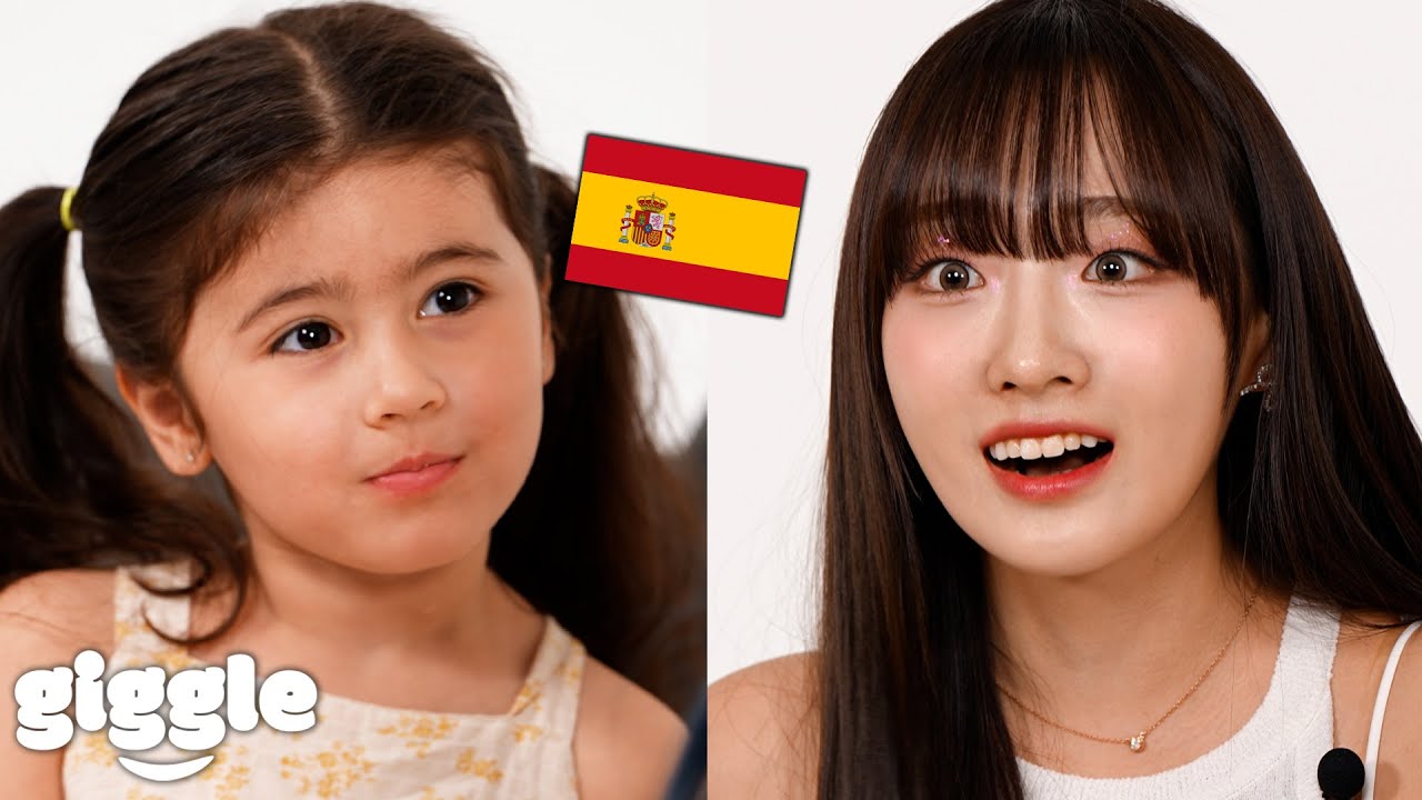 Beautiful Korean Girls Meet Spanish Baby For the First Time🇪🇸 (Ft. cignature)