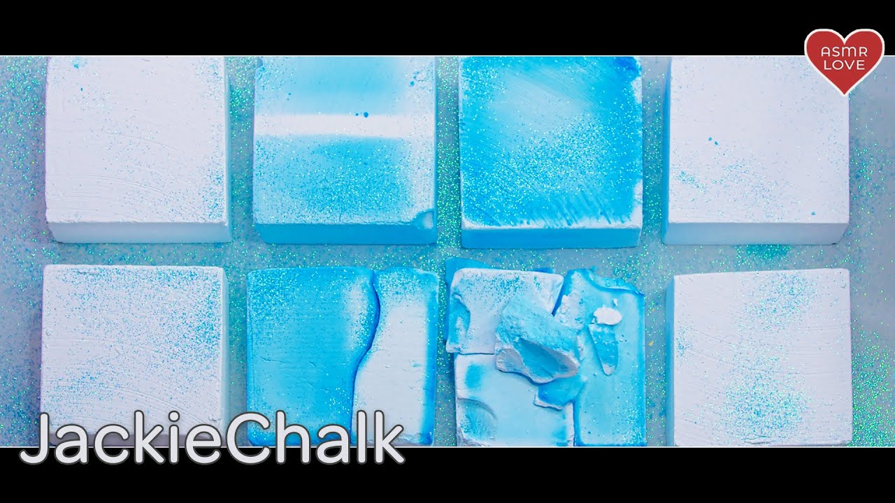 ☺️ VERY Satisfying Gym Chalk Crush | [JackieChalk ASMR S1E88]