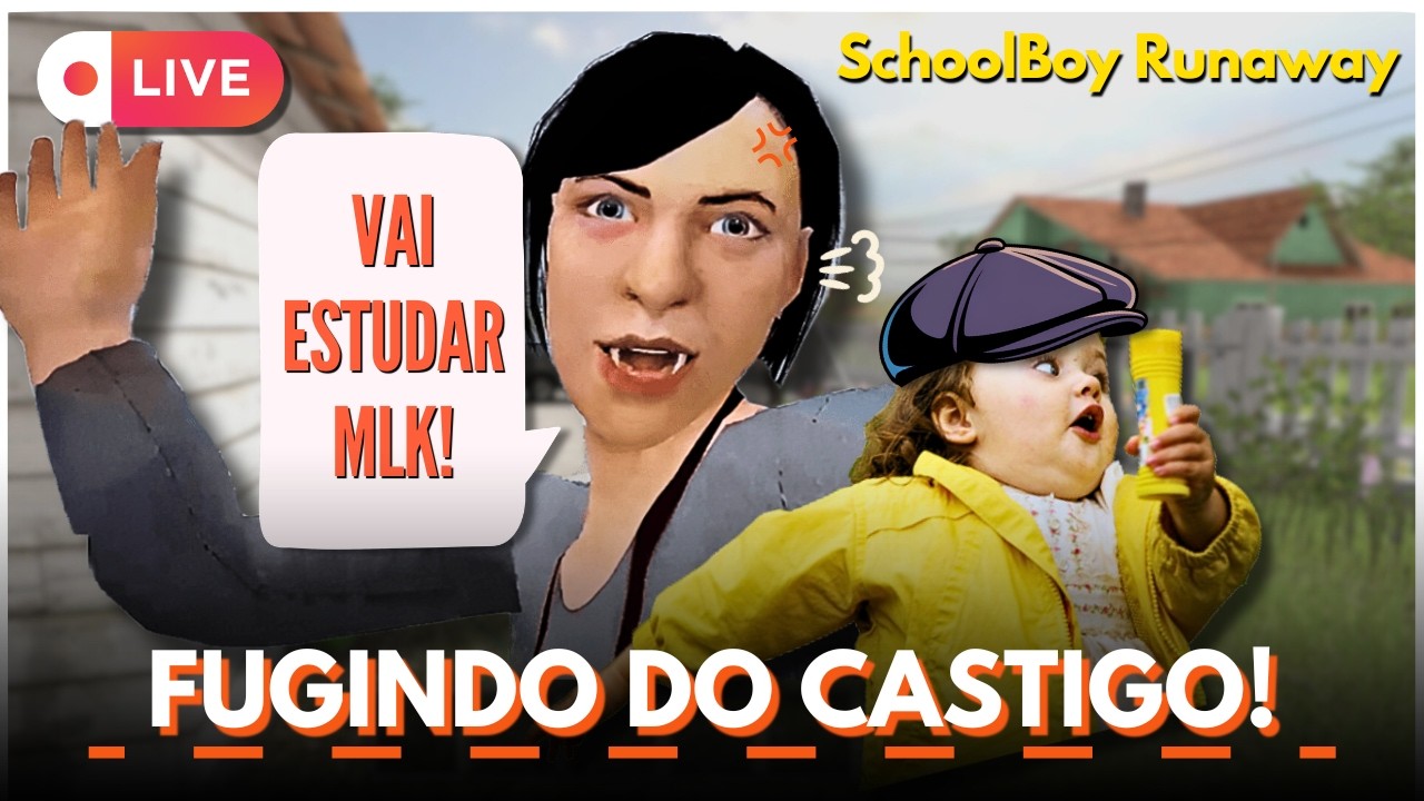 ME PRENDERAM EM CASA E AGORA EU TENHO QUE FUGIR! - SchoolBoy Runaway