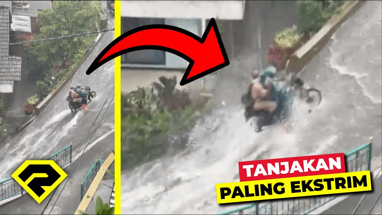 TANJAKAN PALING BERBAHAYA SEINDONESIA!! BERASA ARUNG JERAM!! HANYA YANG BERNYALI YANG BERANI LEWAT!!
