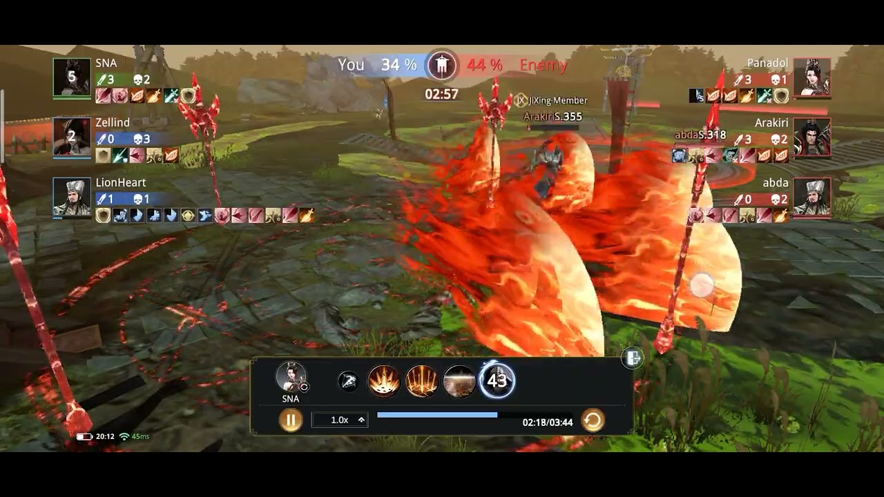 3vs3 battle Supremacy Rush /Dynasty Legend 2 / Sun Shangxiang Mythic Hero 