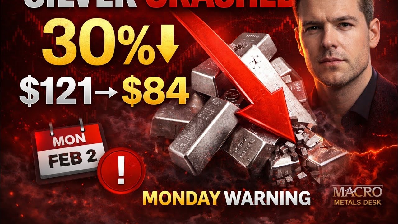 Silver Crashed 30% on Friday - Will Monday Be WORSE or RECOVERY?