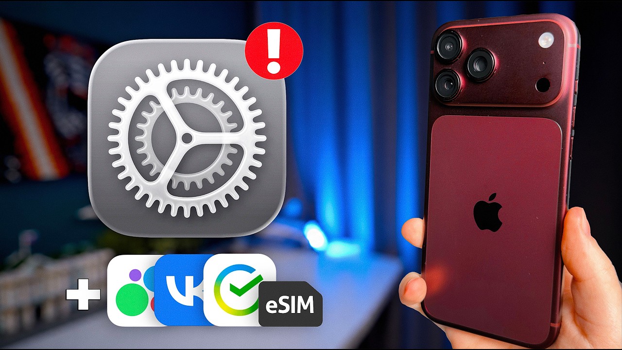 Как ИДЕАЛЬНО настроить новый айфон на iOS 27 и перенести приложения с eSIM?