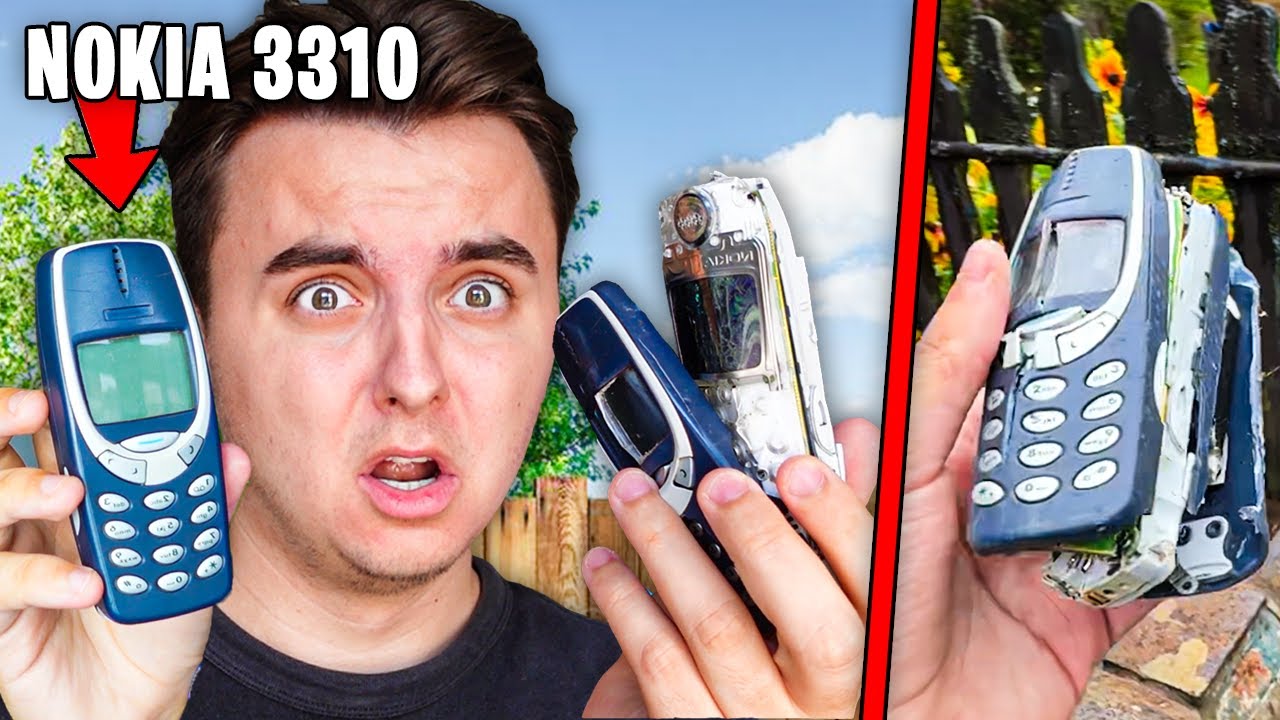 Ultimátní CRASHTEST Legendární Nokie 3310! Opravdu je nezničitelná?