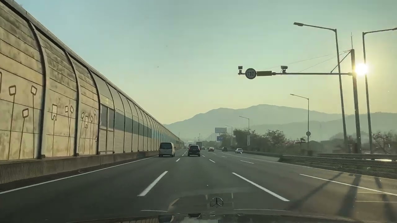 토평IC - 제2중부고속도로 마장휴게소 드라이브 영상
