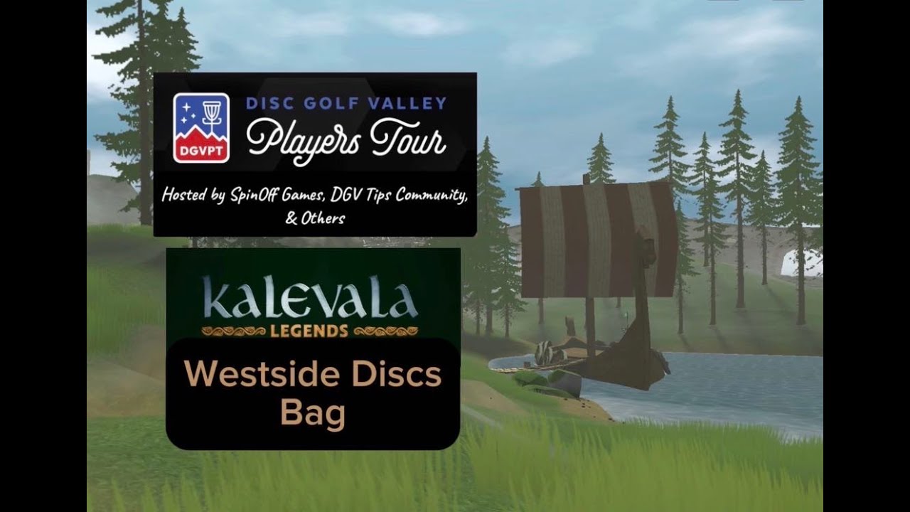 Набор дисков Kalevala Legends с сумкой Westside: Disc Golf Valley